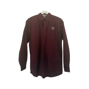 NWOT Vantage Missouri State University Button Down Embroidered Shirt Size Medium